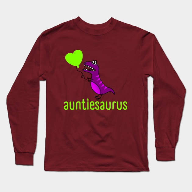 auntiesaurus Long Sleeve T-Shirt by Art-Julia